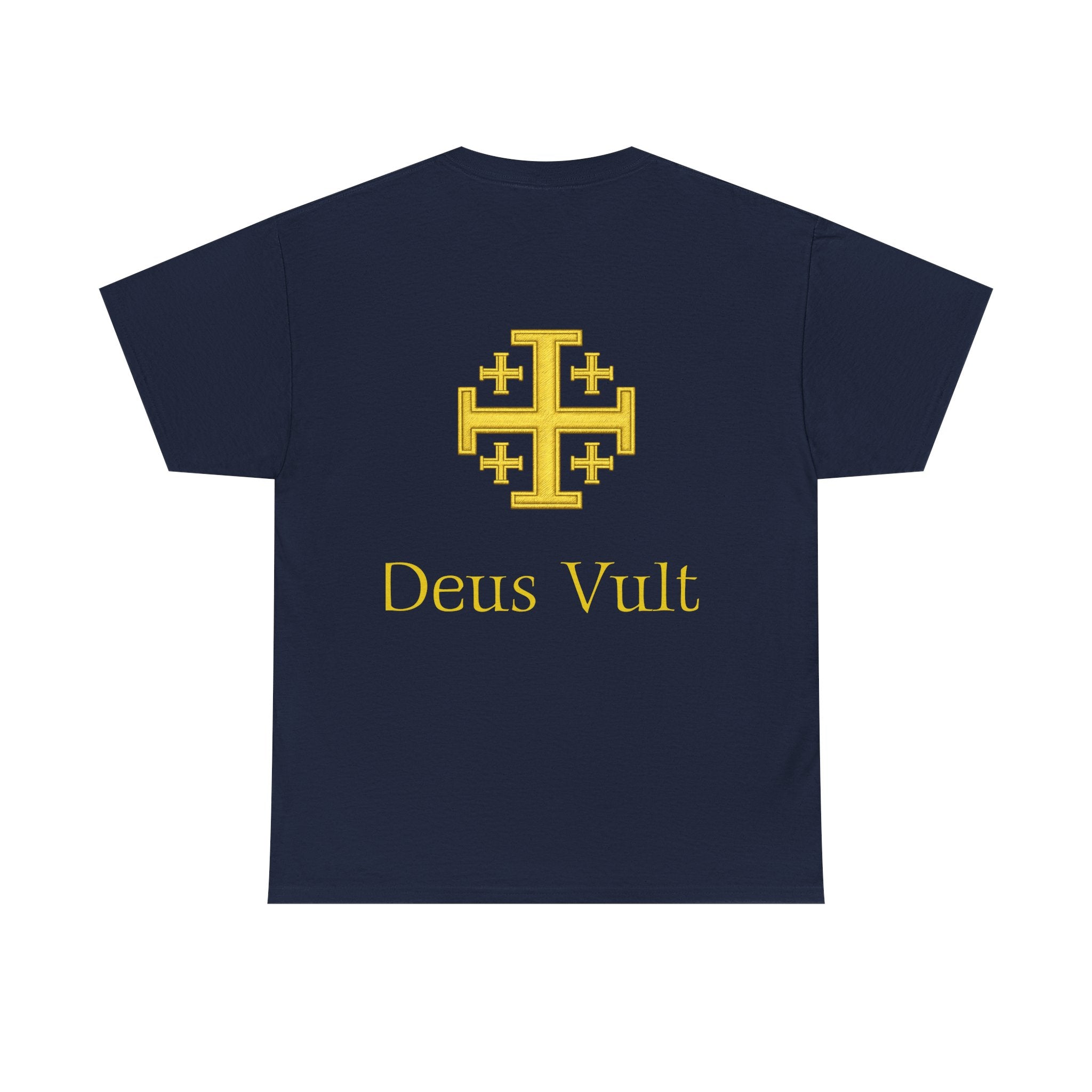 Gold Crusader Cross T-shirt