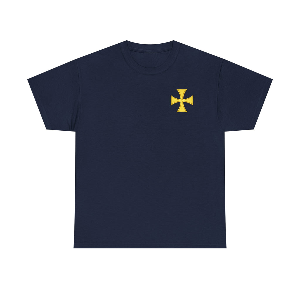 Gold Crusader Cross T-shirt